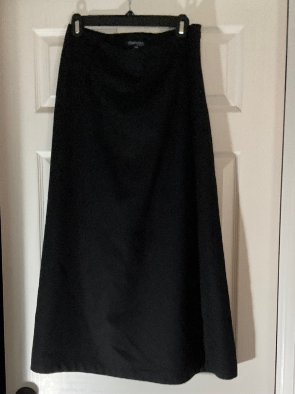 Black A-Line wool Womens Skirt - Classic Everyday Style